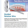 Orthodontic Accessories Dental Stainless Steel Retainer Wire