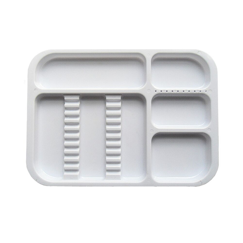 High Temperature Resistant Disinfection 134℃ Dental Separate Instrument Tray Divided Setup Dental Kit Plastic Disposable Separating Dental Instrument Tray