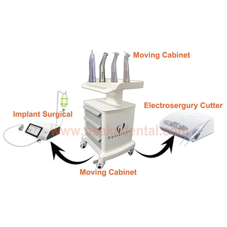 Mobile Cabinet for Dental Equipment And Implant Machine