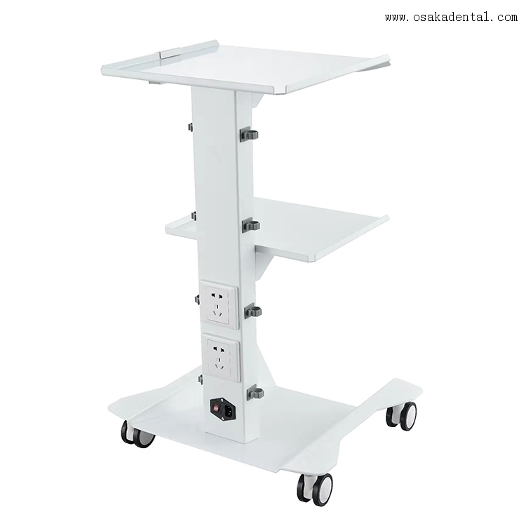 Dental Equipment Mobile Tool Cart with Outlet