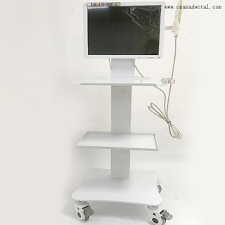 Dental Mobile Tool Cart with The Holder for Monitor