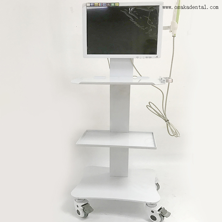Dental Mobile Tool Cart with The Holder for Monitor