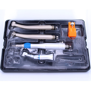 LED High Speed Titanium Body And Low Speed Dental Handpiece Set