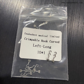 Dental Orthodontic Crimpable Curved Left-Long