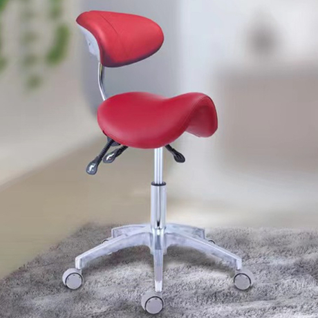 Saddle Stool with Back Rest for Dentist Buy Saddle Stool for