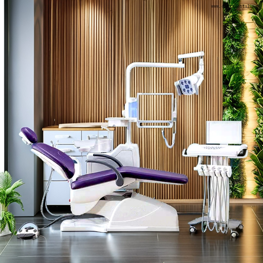 Advanced Dental Chair with Halogen Light for Modern and Stylish Dental Clinics