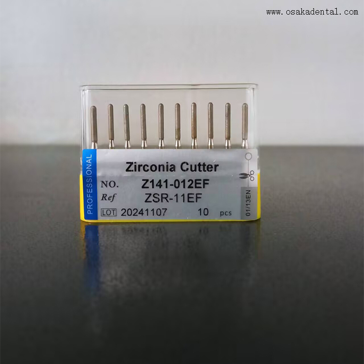 Dental Diamond Burs for Preparing Sinered Zirconia