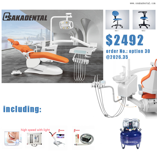 OSA-A6000 Basic Dental Unit Set with Necessary Options