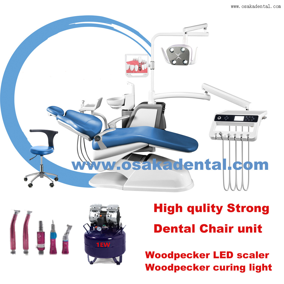 Stable quality luxury Dental Unit for Clinic use Soft and big seat Dental Chair with full option for dental clinic use OSA-S1