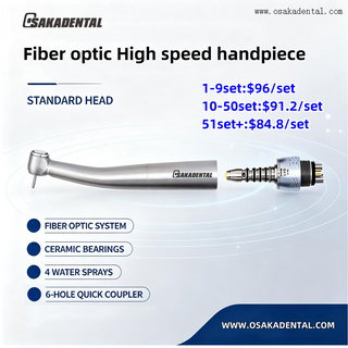Dental Fiber Optic High Speed Handpiece with Quick Coupler