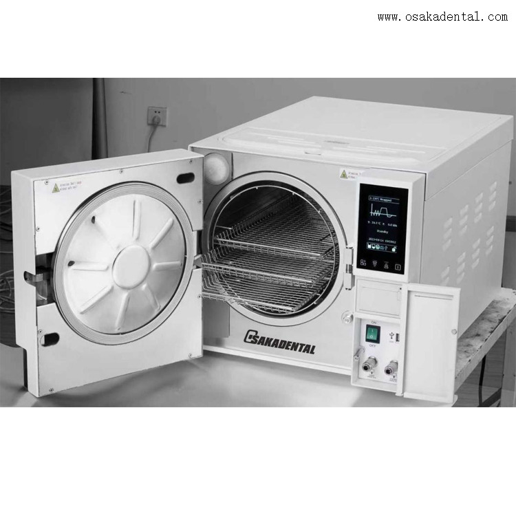 European B Class 18L dental autoclave with built-in printer
