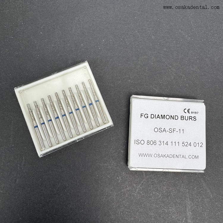 Dental FG Diamond Bur 10pcs/box OSA-F656-T5 New Packing