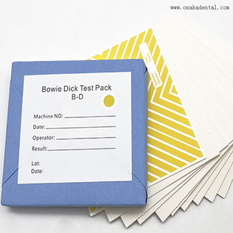 Bowie-Dick Test Pack for Dental Autoclave