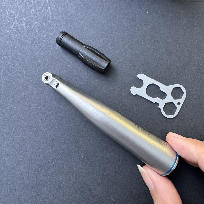 Dental 1:1 Fiber Optic Contra Angle for RA Burs Or FG Burs