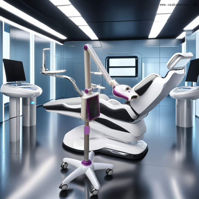 Innovative Teeth Whitening Device for Professional Use for Modern and Futuristic Laboratory Settings