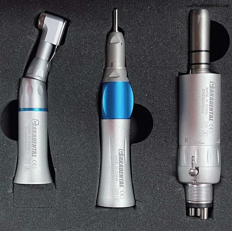 Dental Strong Power Low Speed Handpiece And High Speed in Set