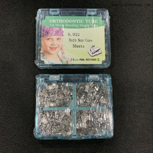 Dental Orthodontic Buccal Tube 1st Molor Bonding Single Tube Roth OSA-F716- 002J
