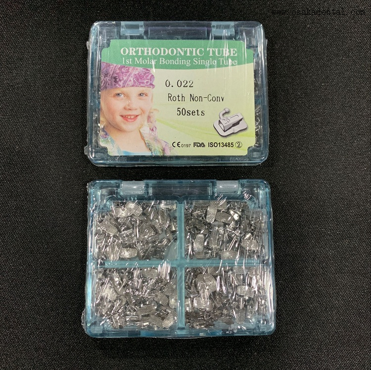 Dental Orthodontic Buccal Tube 1st Molor Bonding Single Tube Roth OSA-F716- 002J