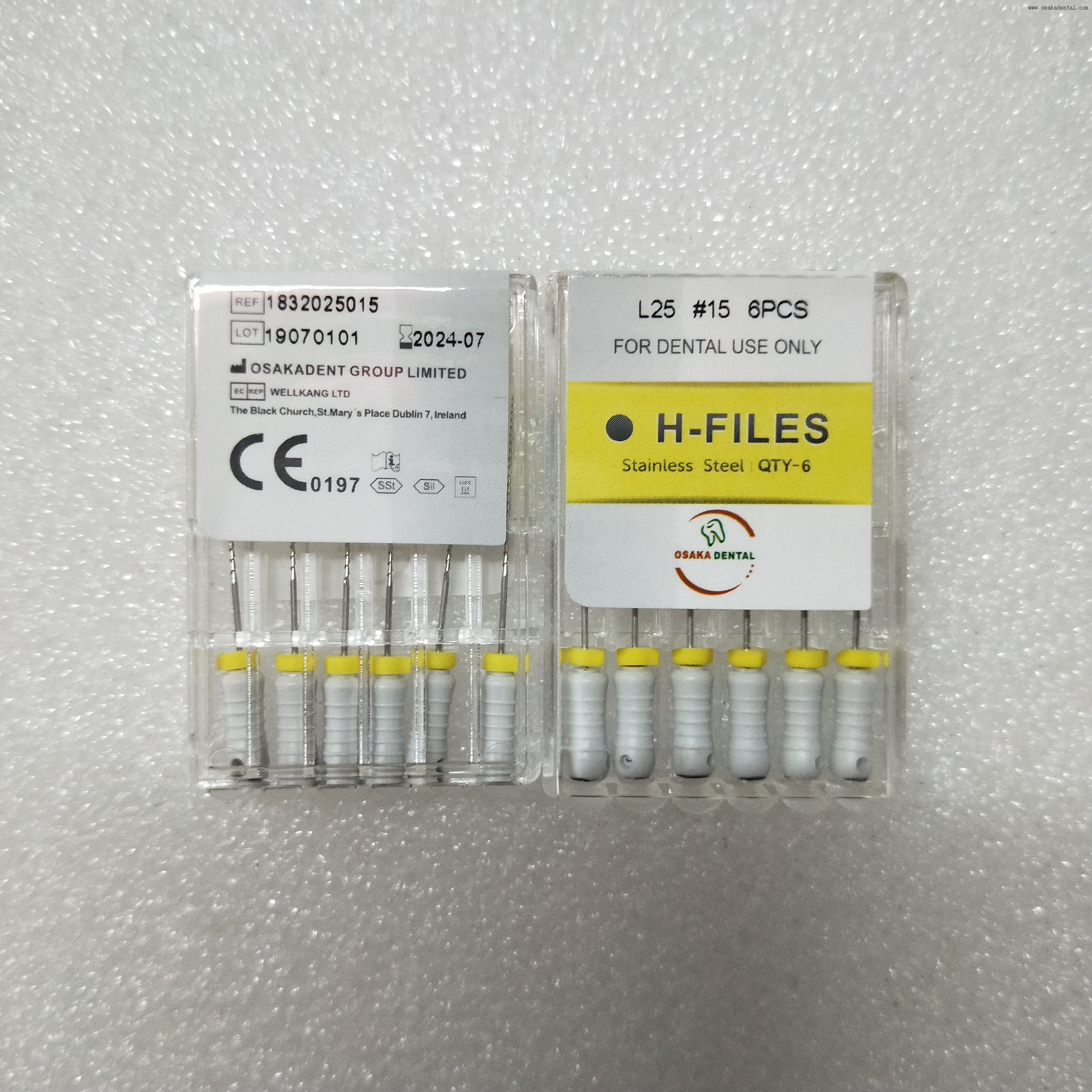 Stainless Steel Hand Use Dental Endodontic File