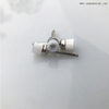 Dental Latch Style Flat White Bristle Prophy Brush