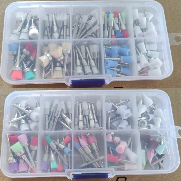 Prophy Brush And Rubber Cup Set for Dental Polishing