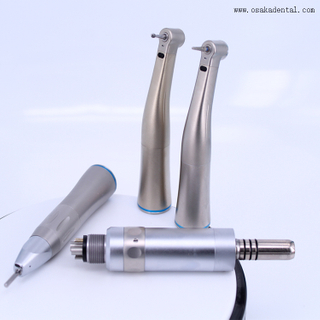 Stainless Body Dental Internal Fiber Optic Low Speed Handpiece Set