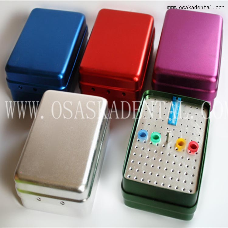 120 Holes for Burs And 4 Holes for Gutta Percha Disinfection Box 