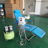 Portable Folding Dental Chair Mobile Unit with LED Light