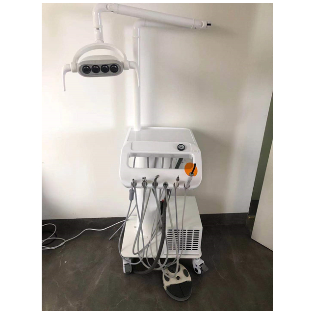 Portable Dental Unit And Mobile Cart with LED Lamp