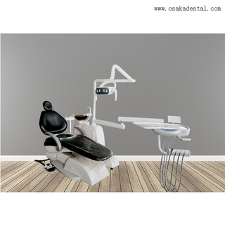 Black color Dental chair with dental air compressor 