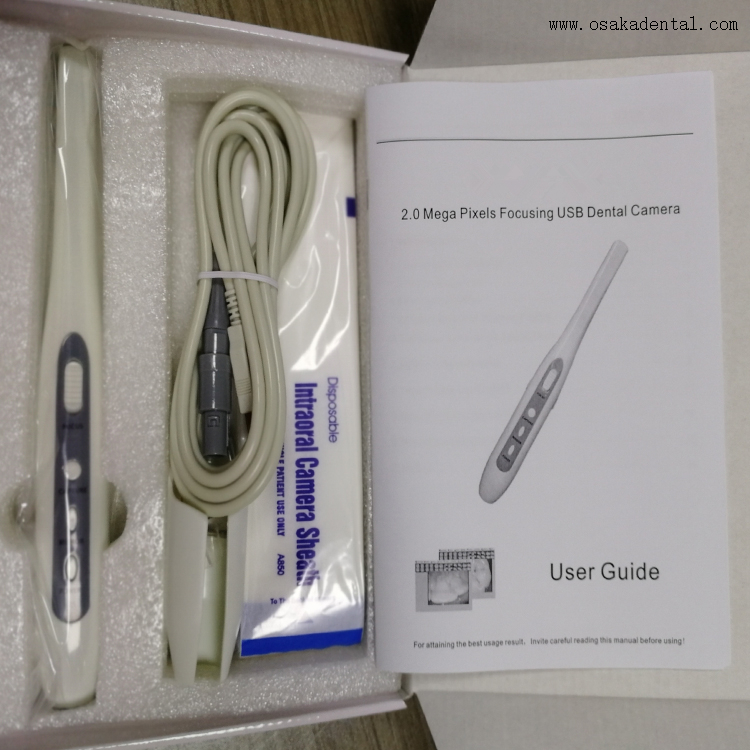Focusing Dental Intraoral Camera with 2.0 Mega Pixels