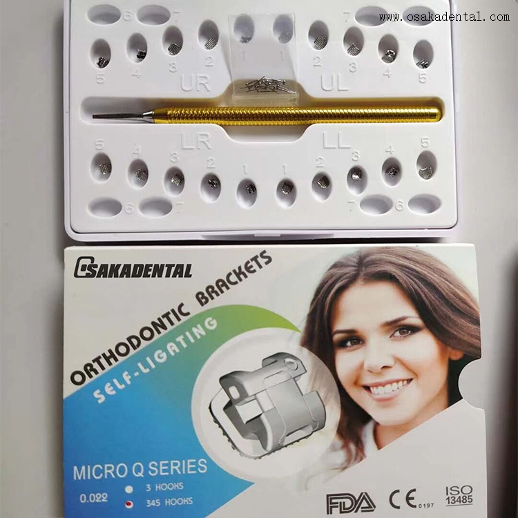 Dental Self-ligating Metal Bracket for Dental Orthodontic