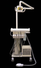 Dental Mobile Tool Cart with compressor and Halogen lamp dental protable cart for dental unit with compressor and Halogen lamp