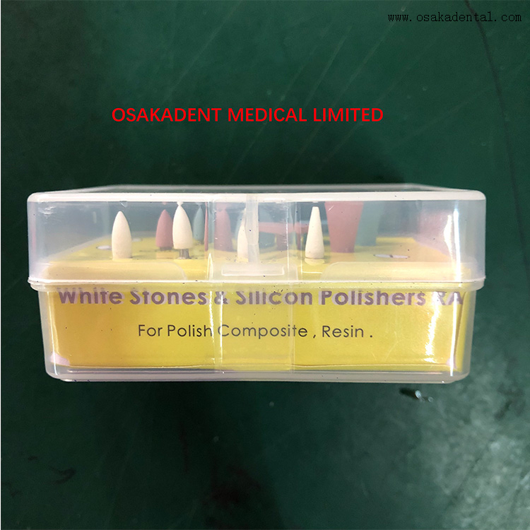 Dental White Stone And Polishing Bur Set 