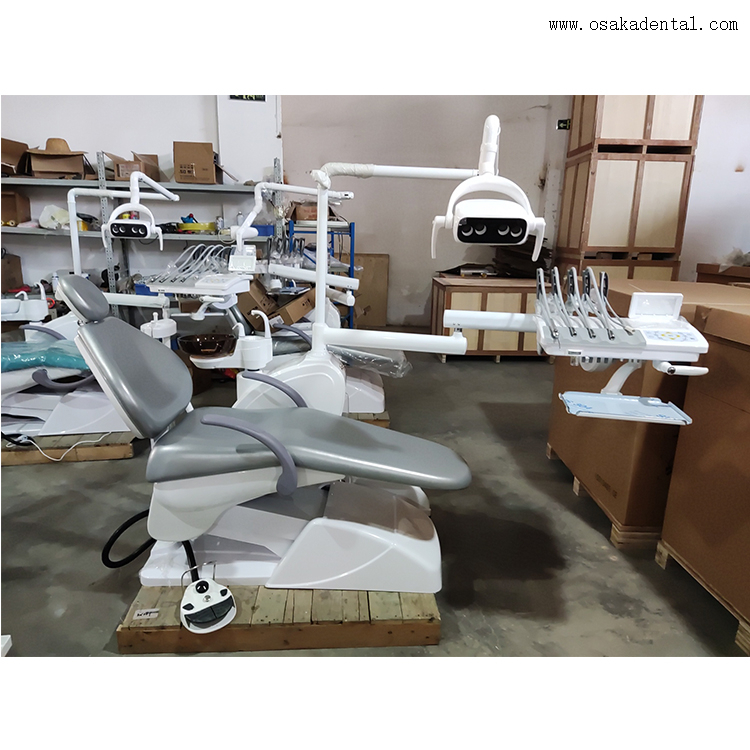 Dental chair with uphold tray 