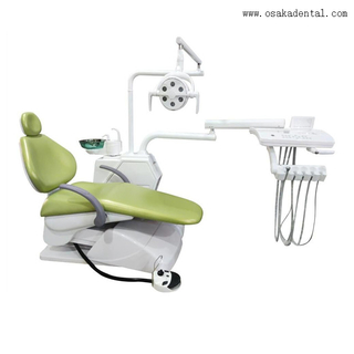Apple Green Dental Chair Unit with Big Seat