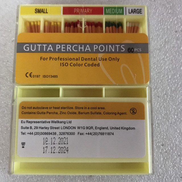 High Quality Gutta Percha Points FOR One File Systerm
