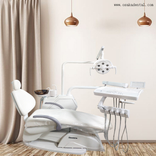 White Color Dental Chair /Dental Unit with LED Sensor Lamp And Touch Control System