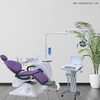 Dental Chair with Moving Cart And Blue Nice Colour / Strong base dental chair