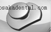 Orthodontic bracket bonding monoblock ligual bottons with oval shape