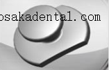 Orthodontic bracket bonding monoblock ligual bottons with oval shape