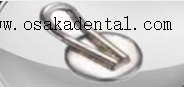 Orthodontic bracket traction hooks round