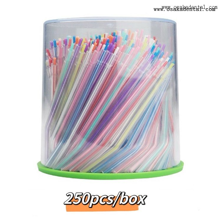 Dental Disposable Material Colorful Syringe Tips Bottle Package HC-SS06