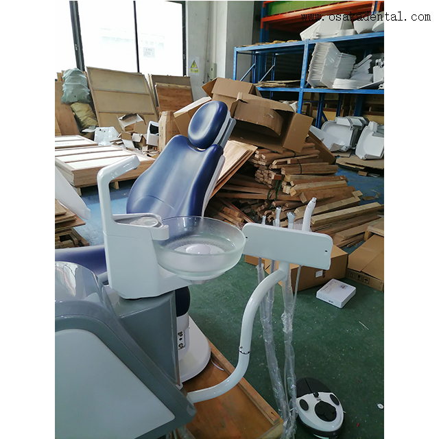 High class dental chair with dental chair unit for dental clinic