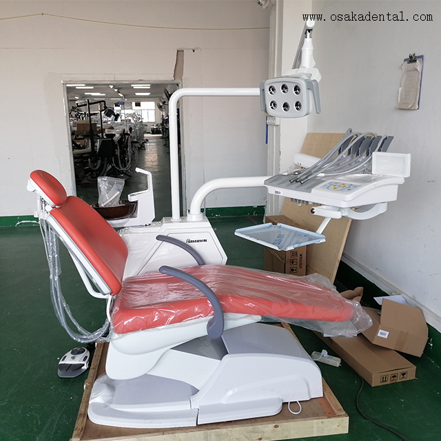 Luxury Dental Chair with Top Mounted Instrument Tray 