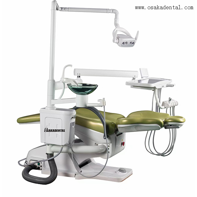 Economic dental chair with dental autoclave and dental handpice and dental air compressor