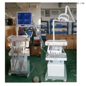Portable Dental Unit with Led Lamp and Monitor