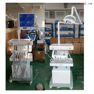 Portable Dental Unit with Led Lamp and Monitor