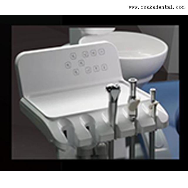 Comfortable Leather Dental Chair Lamp for dental clinic with dental impression alginate material