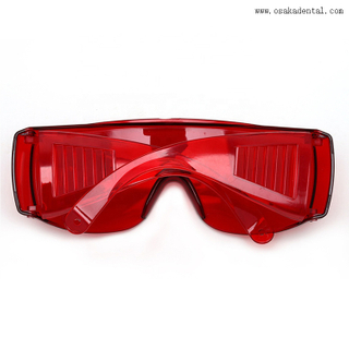 Orange Anti-fog Light Curing Protective Glasses
